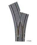 TILLIG 87144 - Y-Weiche R204/R250 links Asphalt (TT, H0m)